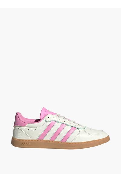 adidas Women's Logo Detail Sneakers with Lace-Up Closure - BREAKNET SLEEK