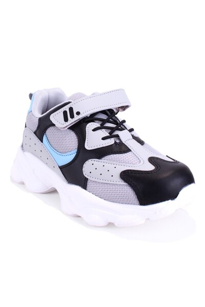 DAGOSTER DJA76-AP730 Crno-sive Ortopedsko Dnevne sportske patike za dečake