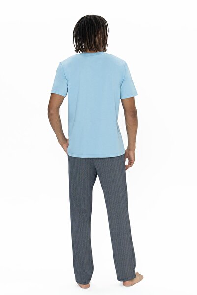 U.S. Polo Assn. ΒΑΣΗ. Πόλο 100% βαμβάκι, μπλουζάκι με λαιμόκοψη με κουμπιά, σετ πιτζάμες με σχέδια