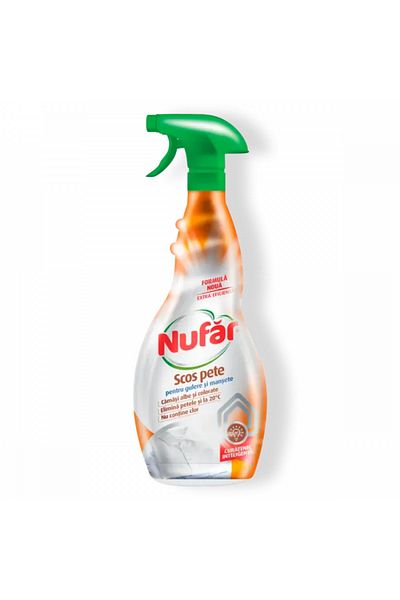 Nufar Stain Remover for Collars and Cuffs, Chlorine-Free, 500 ml
