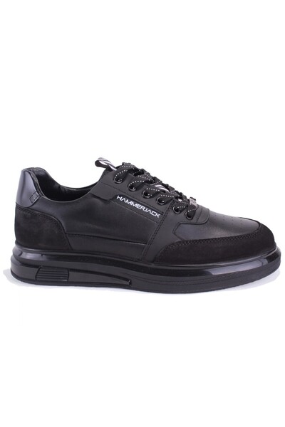 Hammer Jack 10225030 Wama Black Orthopedic Casual Men's Leather Shoes