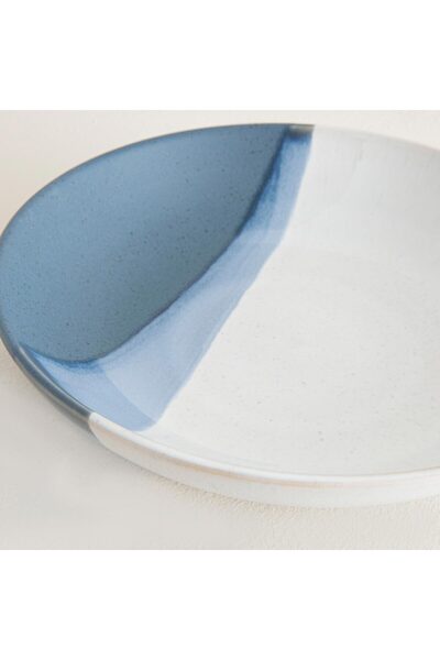 Chakra Lunina Çukur Tabak 21 Cm Lacivert