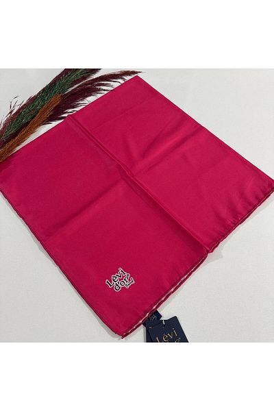 Levidor Μαντίλι Levi'dor Trend Pink μονόχρωμο - LVB49