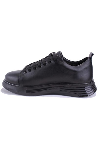 Hammer Jack 10225018 Rabat Black Orthopedic Casual Men's Leather Shoes
