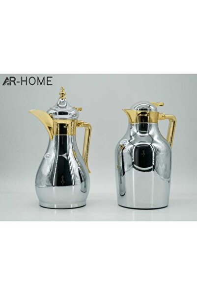 AR HOME طقم ترمس مفرغ من الهواء سعة 1.0+0.75 لتر