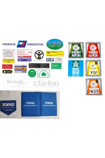 etikettakimi Tofaş Etiket Takımı Ve Vergi Pulu