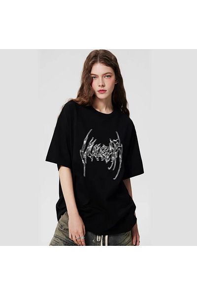 Bengi Clothing Μπλουζάκι Unisex με κοντό μανίκι με λαιμόκοψη