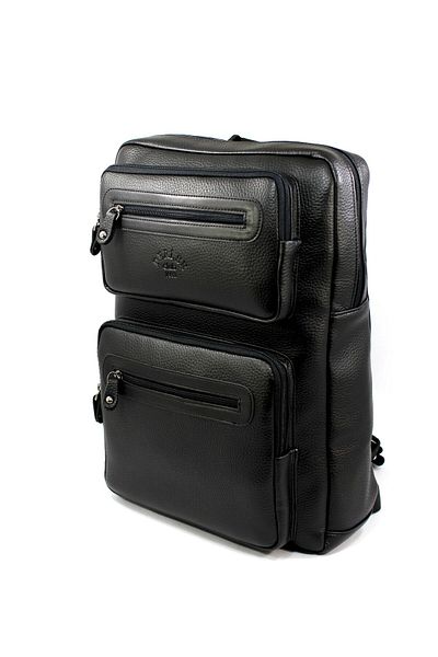 deri,se club Men's Black Color 15.6 Inch Laptop Bag Multi-Compartment Document File And Backpack