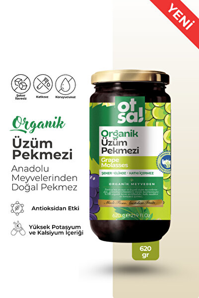 Otsa Organik Üzüm Pekmezi 620g