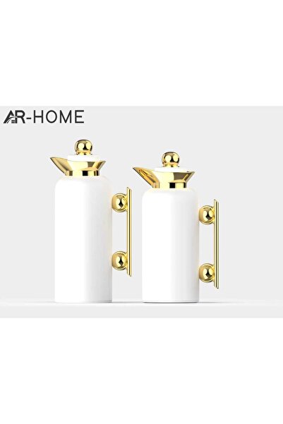 AR HOME طقم ترمس مفرغ من الهواء سعة 1.0+0.75 لتر