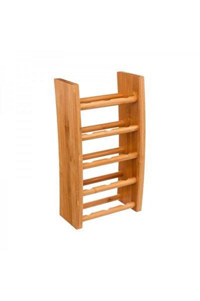 FİVE Set of 15 spice containers with ingredients included and bamboo stand, 18.3x9x33.5 cm