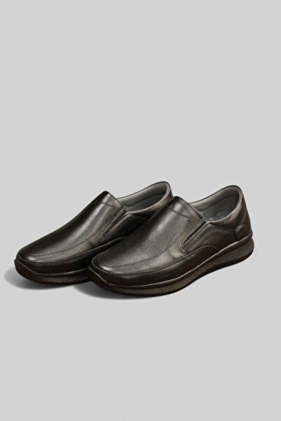 Fancy ortopedik bağcıskız düz deri baba dede ayakkabısı