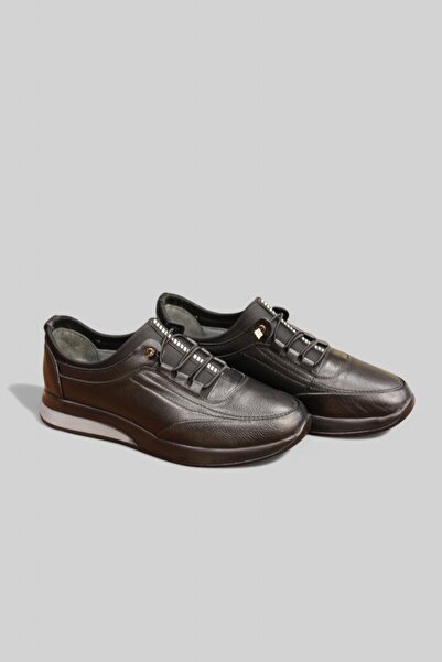 Fancy LASTİKLİ STREÇ DERİ ERKEK AYAKKABI OXFORD