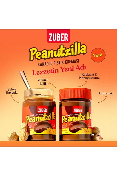 Ülker Pötibör Biscuits - Plain, Züber Peanutzilla with Cocoa and Peanut Cream 315 g