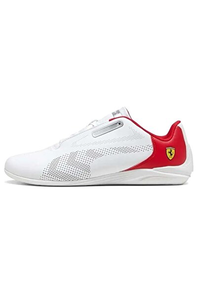 Puma 308395-05 Pantofi sport pentru bărbați Ferrari Drift Cat Decima 2.0, alb-roșu