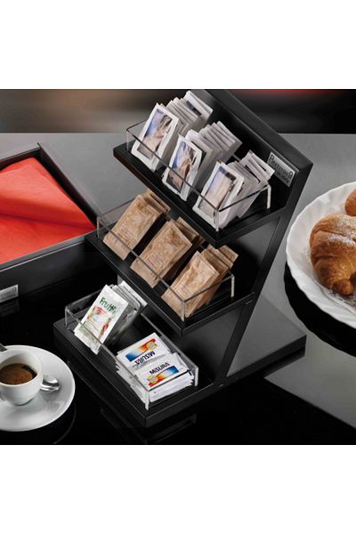 Pintinox 3-tier display element for ingredients