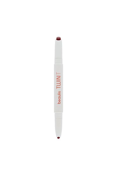 beaulis Twin It Double Sided Pencil - Lipstick and Lip 197 Cream Brown
