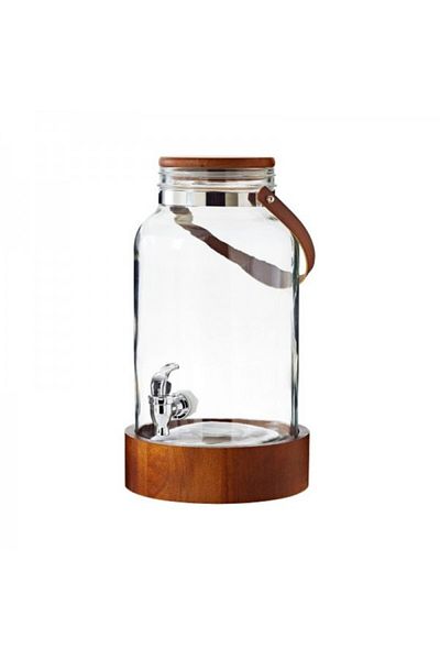 LEONE Beverage dispenser, Wood Elegance, 5.8 liters
