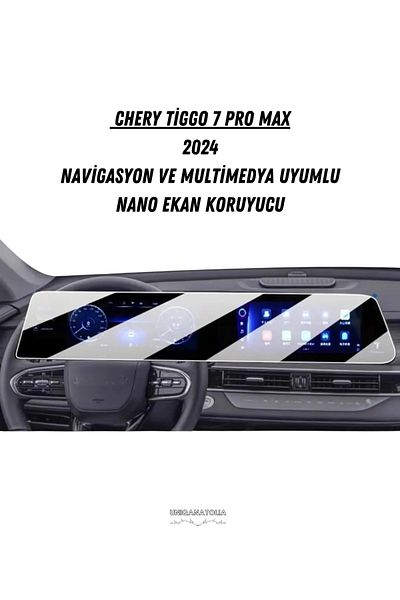 UniqAnatolia Chery Tıggo 7 Pro Max 2024 - Digital Display and Multimedia Compatible Nano Screen Protector