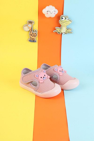 Moda Lime New Season Colorful Girls' Sandals - Baby, Teddy Bear