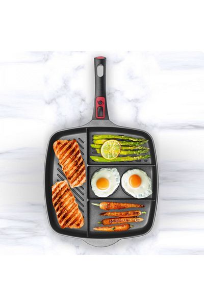 Pintinox Non-stick grill pan, 4 in 1, Pintinox Pro