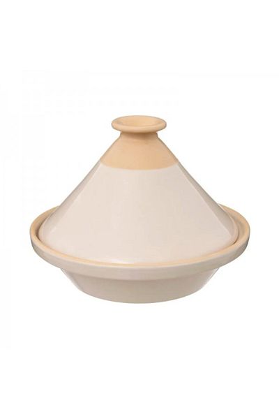 Secret de Gourmet Ceramic tagine bowl, Asma Beige, 27 cm