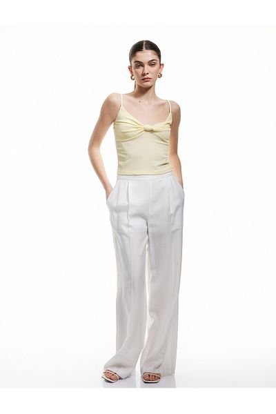 Koton Sleeveless Knot Detail Thin Strap Blouse