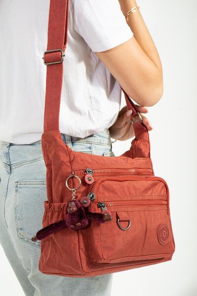 KunduraHane Çok Bölmeli Çok Gözlü Suya Dayanıklı Postacı Çapraz Ve Omuz Çantası