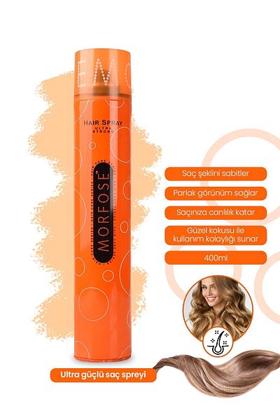 Morfose Hair Spray 400 ml Orange