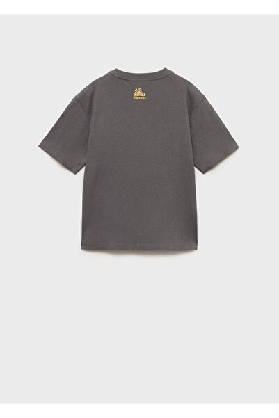 MANGO Kids Μπλουζάκι με μοτίβο από βαμβάκι