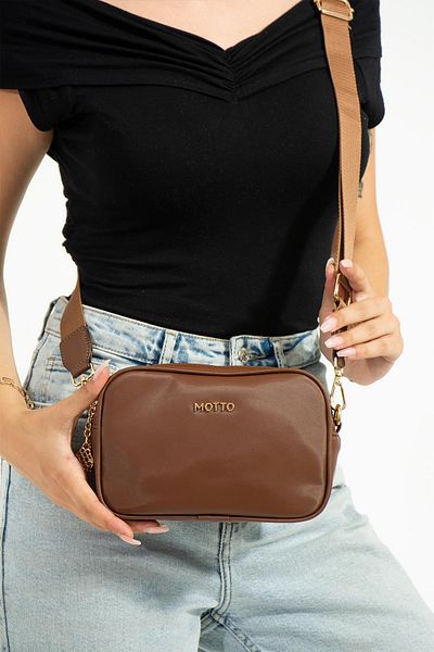 KunduraHane Țesătură ușoară din satin - Geantă de umăr și crossbody de dimensiuni mici