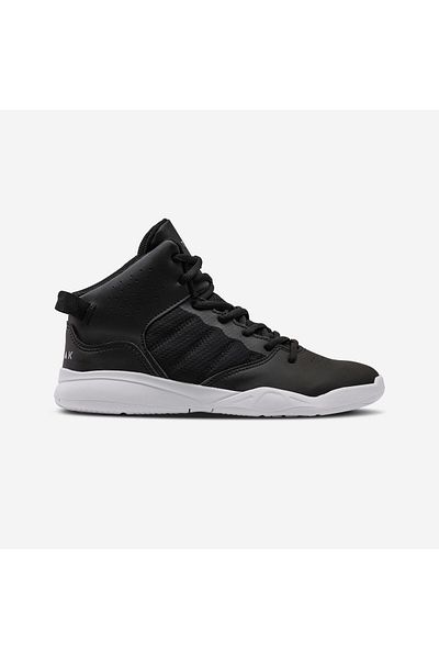 Decathlon Black Children's Basketball Shoes - High Top, Comfortable