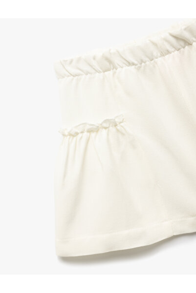 Koton Beige Baby Girl Shorts 5Smg40010Aw
