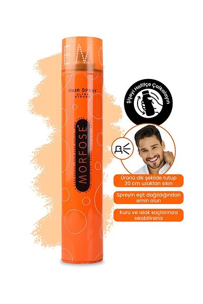 Morfose Hair Spray 400 ml Orange