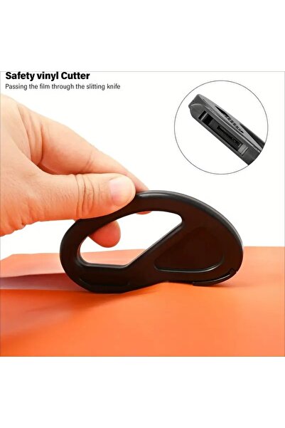 YYB Düz Jiletli Kağıt Pvc İnce Kumaş Kesici Siyah El İşi Aleti