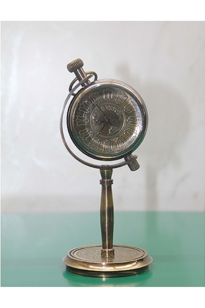hediyeconcepti Since Victoria Watch Pirinç Masaüstü Saat
