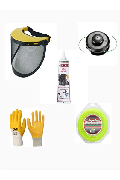 Ferrino Motorlu Tırpan Misinası 6 Köşe 3.50mm Yüz Maskesi Misina Otomatik Sar...