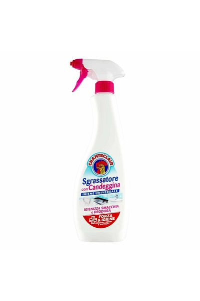 chante clair Degreaser with Chlorine, Candeggina Bouquet Fiorito 625ml, Sgrassatore, Chanteclair