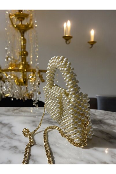 GÜLSEMALİ Noblepearl Pearl Bead Bag