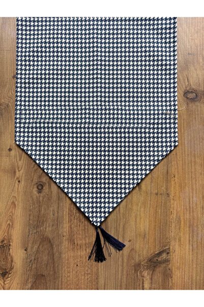 HALFART عداء الكتان بطة Houndstooth باللون الأزرق الداكن |   مقاوم للماء والب...