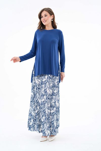 NİSUM MODA ΣΕΤ ΦΟΥΣΤΑ ΣΑΝΤΙΓΙ ΜΕ ΣΧΕΔΙΟ PALM