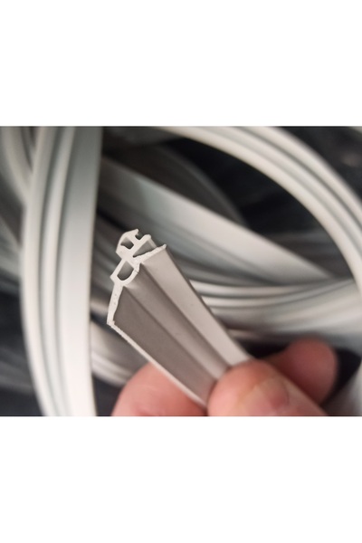 HTM Yapı Kalite - Orjinal Pimapen Pvc Kapı Pencere Fitili Contası 5 Metre Gri Uzunluk Kaucuk