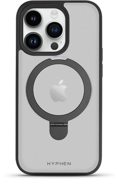 HYPHEN MagSafe Stand Case - Gray - iPhone 15 Pro Max - 6.7