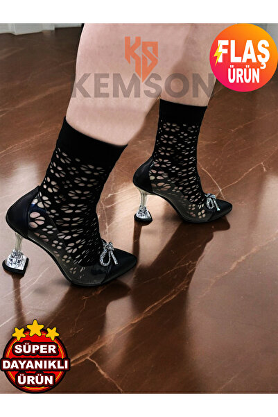 KEMSON Daisy Flower Design Dimensiune standard Până la genunchi Sexy Socket Fishnet Pantaloni Ciorapi