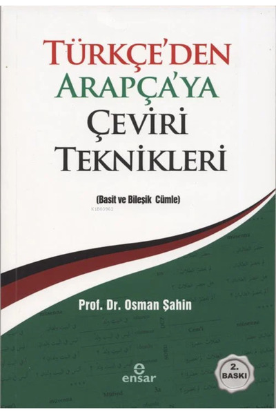 Ensar Neşriyat Türkçe'den Arapça'ya Çeviri Teknikleri
