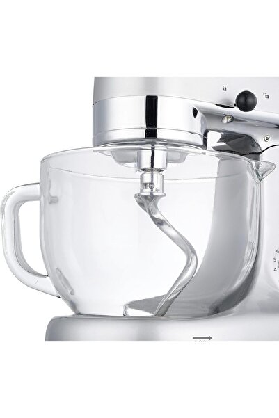 ALSAIF Electric Stand Mixer 8 Speeds & Unique Glass Bowl 3 Tools Beater, Balloon Whisk, Dough Hook 5l 1000w