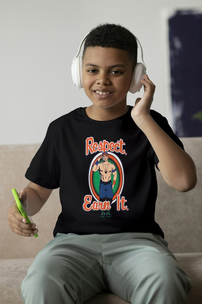 Texclusive Majica John Cena Respect Earn It sa štampanim natpisom