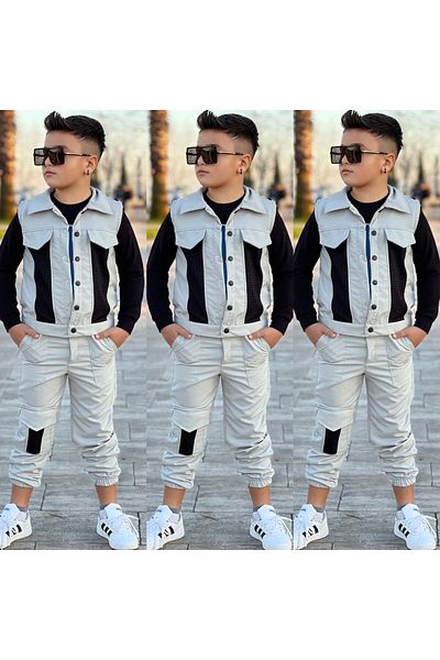 Bisahane Men's Vest Suit