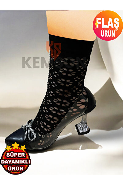 KEMSON Daisy Flower Design Dimensiune standard Până la genunchi Sexy Socket Fishnet Pantaloni Ciorapi