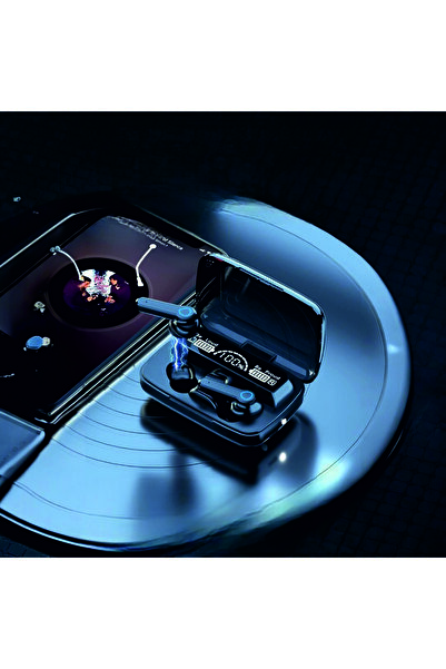 BUKREM STORE M19 Bluetooth Kulaklık – Taşınabilir Şarj Kutusu ile Birlikte, o...